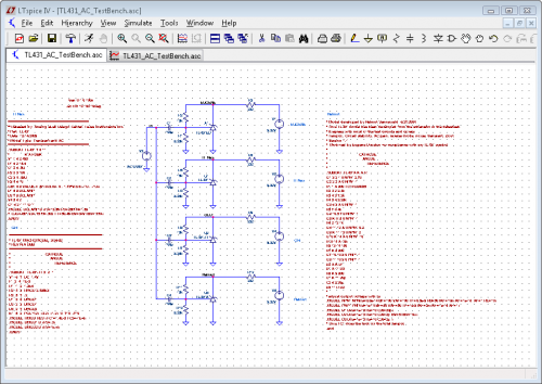 TL431 AC TestBench Schematic